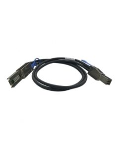 QNAP CAB-SAS20M-8644-8088 Serial Attached SCSI (SAS) cable 2 m Black, Metallic