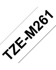 Brother TZE-M261 label-making tape Black on white