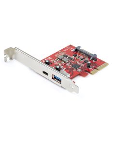StarTech.com 2-Port 10Gbps USB-A & USB-C PCIe Card - USB 3.1 Gen 2 PCI Express Type C/A Host Controller Card Adapter - USB 3.2 Gen 2x1 PCIe Expansion Add-On Card - Windows, macOS, Linux
