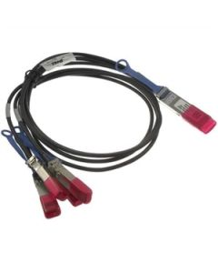 DELL QSFP28 - 4 x SFP28, 3 m InfiniBand/fibre optic cable 4x SFP28 Black, Red