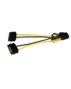 StarTech.com 6in SATA Power to 8 Pin PCI Express Video Card Power Cable Adapter