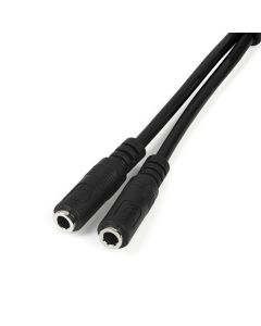 StarTech.com Headset adapter for headsets with separate headphone / microphone plugs - 3.5mm 4 position to 2x 3 position 3.5mm M/F