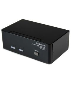 StarTech.com 2 Port Dual DVI USB KVM Switch with Audio & USB 2.0 Hub