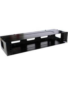 2U HINGED W/MNT FRAME 170MM BK