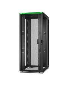 APC Easy Rack, 42U, Black, With Roof, Castors, Feet, 4 Brackets, and Bottom, No Side Panels, 1991H x 800W x 1200D mm