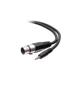 C2G 0.9m 3.5mm Male 3 Position TRS to Female XLR Cable