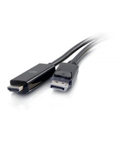 C2G 80694 video cable adapter 1.8 m DisplayPort HDMI Black