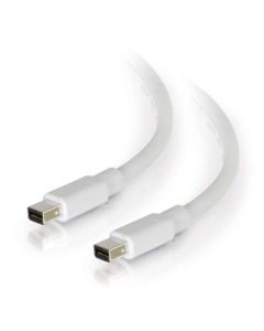 C2G 3m Mini DisplayPort Cable 4K UHD M/M - White