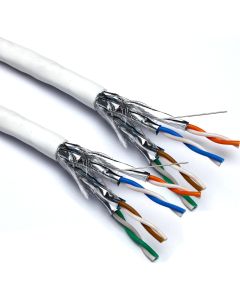 CAT6A S/FTP B2CA 2X500 M RL WH