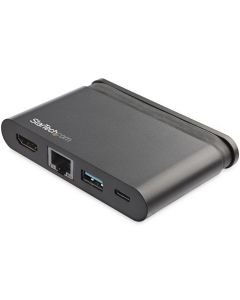 StarTech.com USB C Multiport Adapter - Portable USB-C Dock with 4K HDMI - 100W PD 3.0 Pass-Through, 1x USB-A, 1x USB-C, GbE - Thunderbolt 3 & USB Type-C Laptop Travel Dock - Mac & Windows