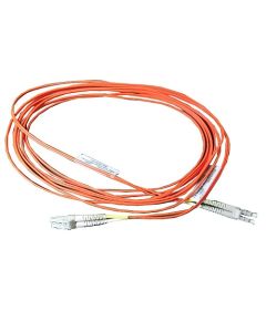 DELL 470-AAYU InfiniBand/fibre optic cable 5 m LC Orange, White
