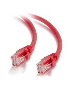 C2G 1m Cat5e Booted Unshielded (UTP) Network Patch Cable - Red
