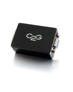 C2G 82401 cable gender changer DVI-D HD15 Black