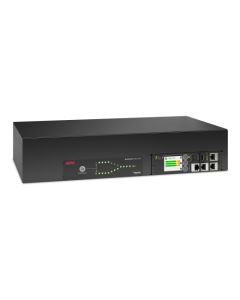 APC NetShelter Rack Automatic Transfer Switch, 2U, 30A, 120V, 2 L5-30P IN, 16 5-20R OUT, 50/60Hz