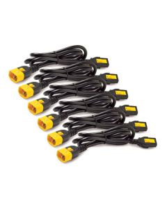 APC AP8706S-NA power cable Black, Yellow 1.8 m C13 coupler C14 coupler