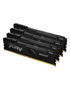 Kingston Technology FURY Beast 32GB 3600MT/s DDR4 CL17 DIMM (Kit of 4) Black