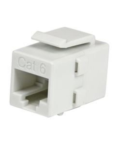 StarTech.com White Cat 6 RJ45 Keystone Jack Network Coupler - F/F
