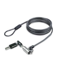 StarTech.com Nano Laptop Cable Lock, 6ft (2m), Anti-Theft Keyed Lock, Security Cable Locks Nano Slot Notebooks, For EliteBook/LenovoX1/2-1 Laptops, Cut-Resistant, Steel Cable Lock For Laptop