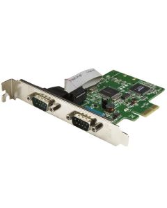 StarTech.com 2-Port PCI Express Serial Card with 16C1050 UART - RS232
