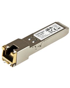 StarTech.com MSA Compliant SFP Transceiver Module - 1000BASE-TX~MSA Uncoded SFP Module - 1000BASE-TX - SFP to RJ45 Cat6/Cat5e - 1GE Gigabit Ethernet SFP - RJ-45 100m
