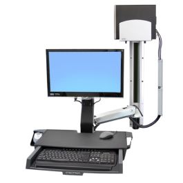 Unity Elgotron Ergotron StyleView Sit-Stand Combo System with Worksurface 61 cm (24 ...
