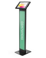 Compulocks iPad 10.9" 10th Gen Swell Enclosure Brandable Floor Stand Black