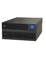 APC Easy UPS On-Line, 6kVA/6kW, Rackmount 5U, 230V, Hard wire 3-wire(1P+N+E) outlet, Intelligent Card Slot, LCD, Extended Runtime, W/O rail kit