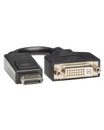 Tripp Lite P134-000 DisplayPort to DVI-I Adapter Cable (M/F), 6 in. (15.2 cm)