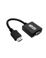 Tripp Lite P131-06N HDMI to VGA with Audio Converter Cable Adapter for Ultrabook/Laptop/Desktop PC, (M/F), 6-in. (15.24 cm)
