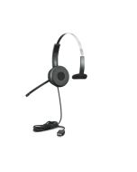 Lenovo 100 Mono Headset Wired Head-band Office/Call center USB Type-A Black