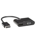 Tripp Lite P136-06N-HV-V2 DisplayPort to VGA/HDMI All-in-One Converter Adapter, DP ver 1.2, 4K 30 Hz HDMI