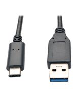 Tripp Lite U428-003-G2 USB-C to USB-A Cable (M/M), USB 3.2 Gen 2 (10 Gbps), Thunderbolt 3 Compatible, 3 ft. (0.91 m)