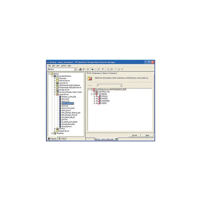 HPE OpenView Data Protector Manager of Managers UNIX LTU Network ...