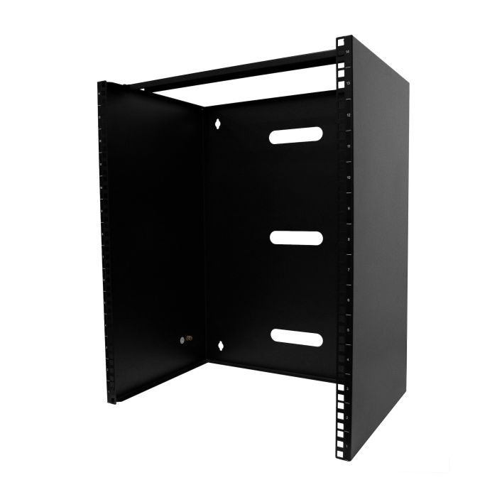 Shallow Network Rack StarTech.com 14U Wall Mount Network Rack - 14 Inch Deep (Low Profile ...