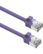 CAT6A MINI P/LEAD 0.3M VT X10