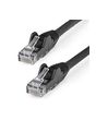 StarTech.com 2m CAT6 Ethernet Cable - LSZH (Low Smoke Zero Halogen) - 10 Gigabit 650MHz 100W PoE RJ45 10GbE UTP Network Patch Cord Snagless with Strain Relief - Black, CAT 6, ETL Verified, 24AWG
