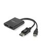 StarTech.com 2-Port Multi Monitor Adapter - DisplayPort 1.2 MST Hub - Dual 4K 30Hz or 1080p - USB Bus Powered - Video Splitter for Extended Desktop Mode on Windows PCs Only - DP to 2x DP
