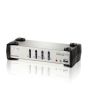 ATEN 4-Port USB - PS/2 VGA KVM Switch with Audio & USB 2.0 Hub (KVM Cables included)