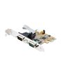 StarTech.com 2-Port PCI Express Serial Card, Dual Port PCIe to RS232 (DB9) Serial Card, 16C1050 UART, Standard or Low Profile Brackets, COM Retention, For Windows & Linux