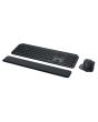 Logitech Master MX Keys Combo for Bussiness keyboard Mouse included Office RF Wireless + Bluetooth QWERTZ Swiss Graphite