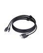 StarTech.com 6ft (1.8m) HDMI and USB 5Gbps KVM Cable, 4K 60Hz, HDMI 2.0 and USB Combo Cable for KVM Switches