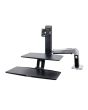 Ergotron WorkFit -A monitor mount / stand 61 cm (24") Desk Black