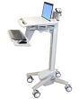 Ergotron StyleView EMR Laptop Cart, SV40 Aluminium, Grey, White Multimedia cart