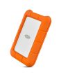 LaCie Rugged USB-C external hard drive 2 TB 2.5" USB Type-C 3.2 Gen 1 (3.1 Gen 1) Orange, Silver