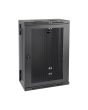 Tripp Lite SRW18US13 SmartRack 18U Low-Profile Patch-Depth Wall-Mount Half-Height Rack Enclosure, Hinged Back