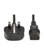 Eaton P056-01M-UK power cable Black 1 m BS 1363 IEC C13