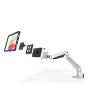 Compulocks Universal Tablet Magnetic Articulating Arm Mount Plus Hub Black