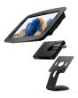 Compulocks Galaxy Tab A8 10.5" Space Enclosure Core Counter Stand or Wall Mount Plus Hub Black