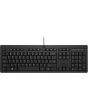 HP 125 Wired (Bulk) keyboard Office USB Black