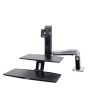 Ergotron WorkFit -A monitor mount / stand 61 cm (24") Desk Black